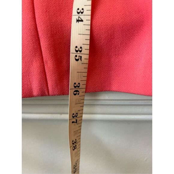 Diane Von Furstenburg Carrie Dress in coral pink sz 6 Barbiecore formal party cl - Picture 8 of 9